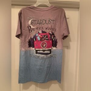 NWT Buc-ee's Made Of Stardust Dip Dye Short Sleeve T-Shirt Sizes M